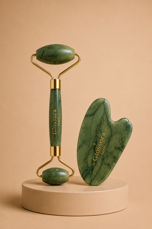 The Jade Ritual Kit – Face Sculpt & Glow Tools | Glossora Paris